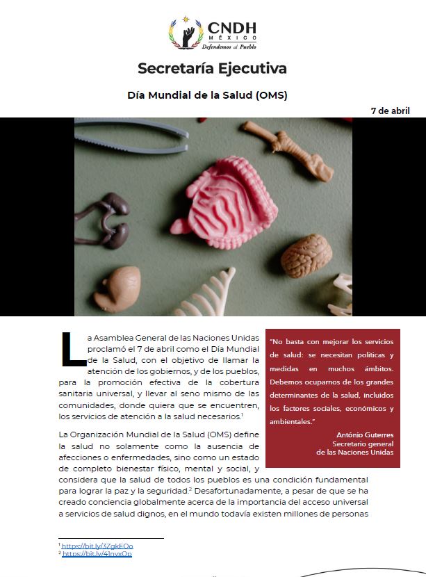 Día Mundial de la Salud (OMS)