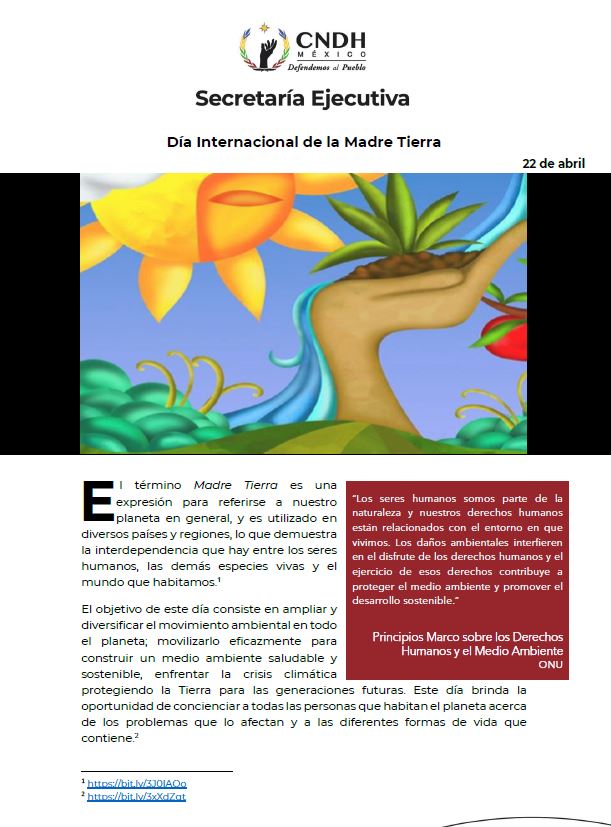 Día Internacional de la Madre Tierra