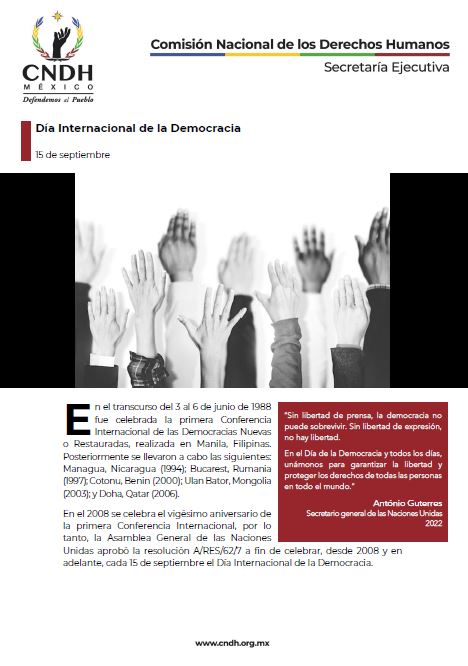 Día Internacional de la Democracia