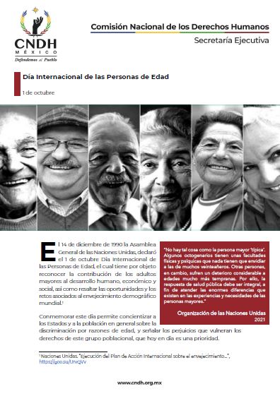 Día Internacional de las Personas de Edad