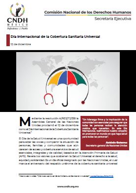 Día Internacional de la Cobertura Sanitaria Universal