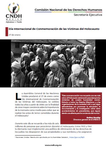 Día Internacional de Conmemoración de las Víctimas del Holocausto