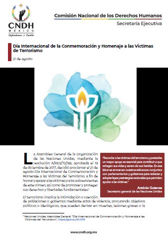 Día Internacional de la Conmemoración y Homenaje a las Víctimas de Terrorismo