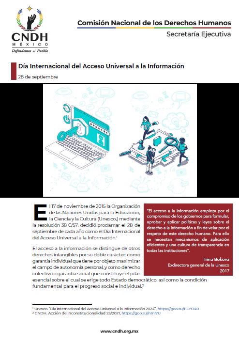 Día Internacional del Acceso Universal a la Información