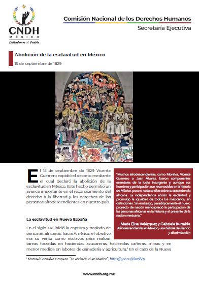 Abolición de la esclavitud en México