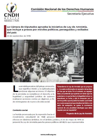 La Cámara de Diputados aprueba la iniciativa de Ley de Amnistía, que incluye a presos por móviles políticos, perseguidos y exiliados del país
