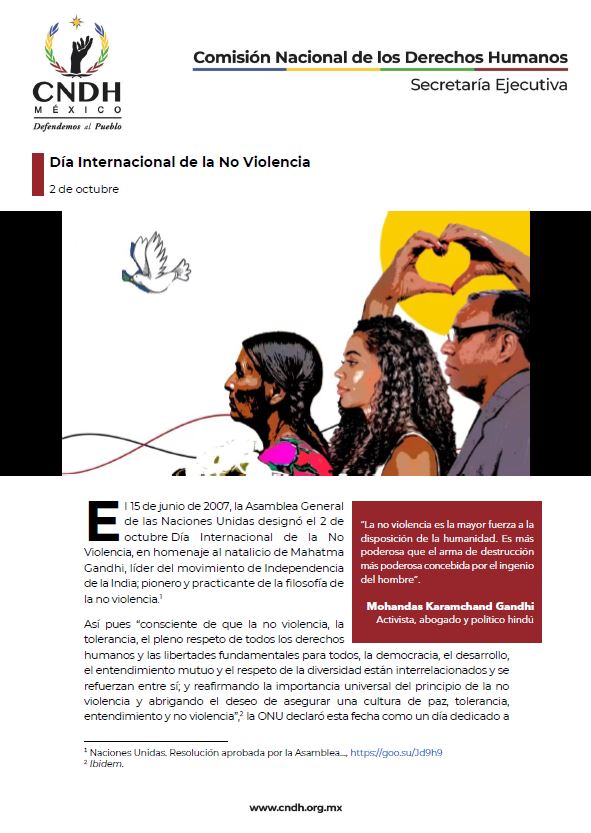 Día Internacional de la No Violencia