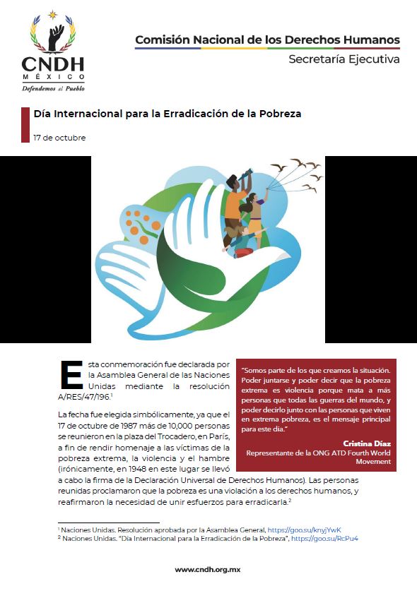 Día Internacional para la Erradicación de la Pobreza