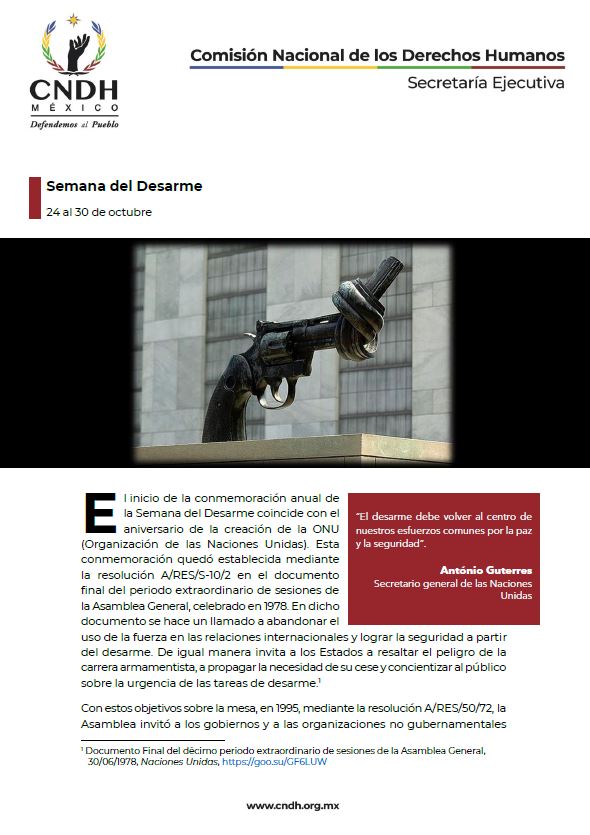 Semana del Desarme