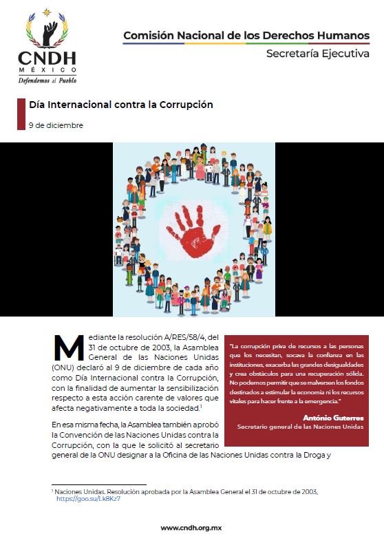 Día Internacional contra la Corrupción