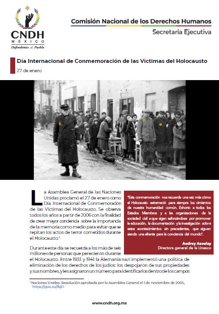 Día Internacional de Conmemoración de las Víctimas del Holocausto