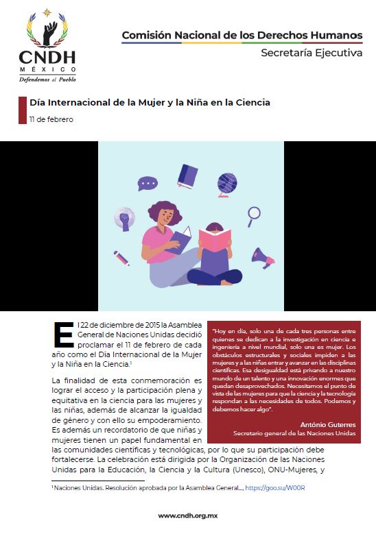 Día Internacional de la Mujer y la Niña en la Ciencia