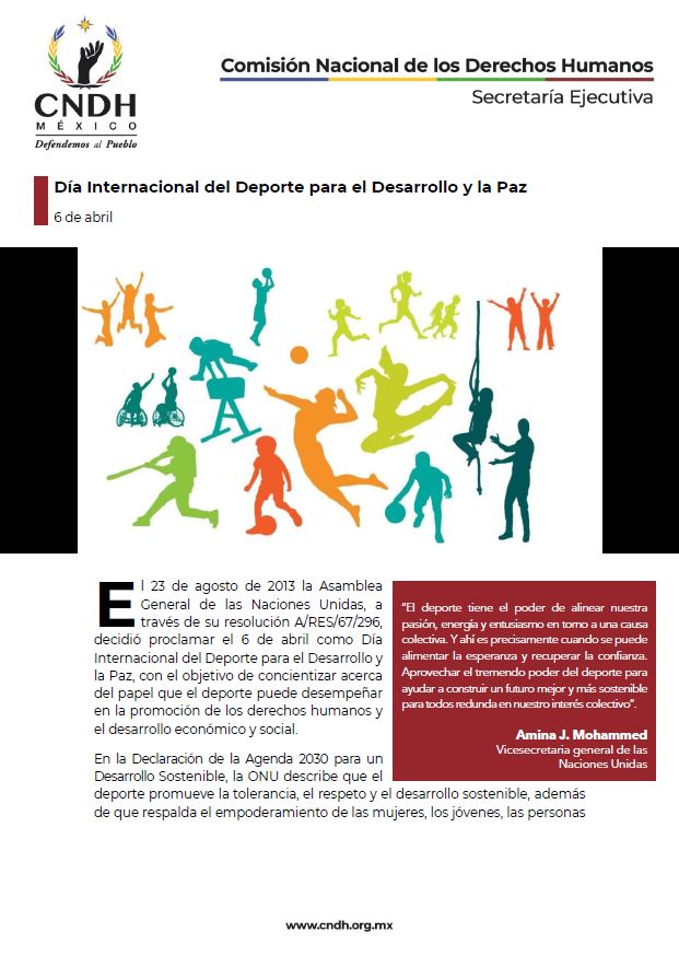 Día Internacional del Deporte para el Desarrollo y la Paz