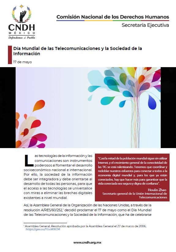 Día Mundial de las Telecomunicaciones y la Sociedad de la Información