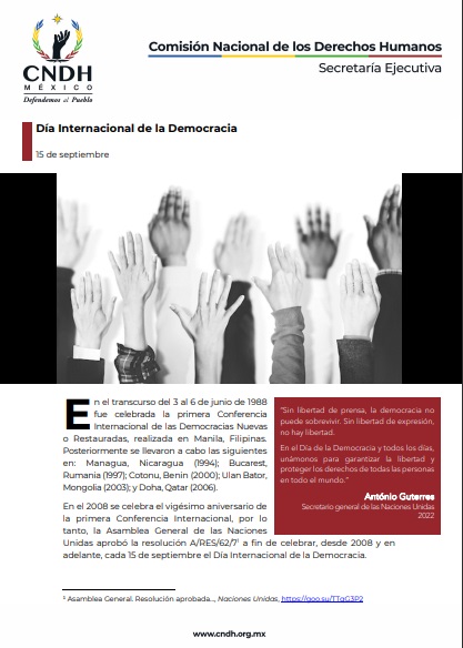 Día Internacional de la Democracia