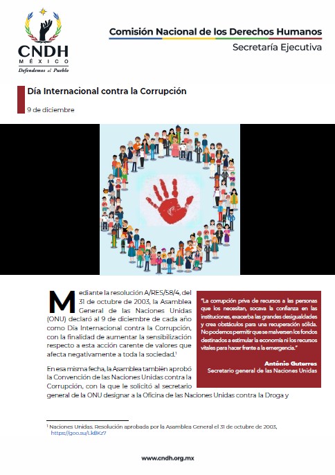 Día Internacional contra la Corrupción