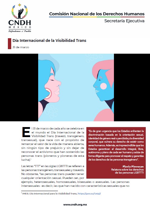 Día Internacional de la Visibilidad Trans