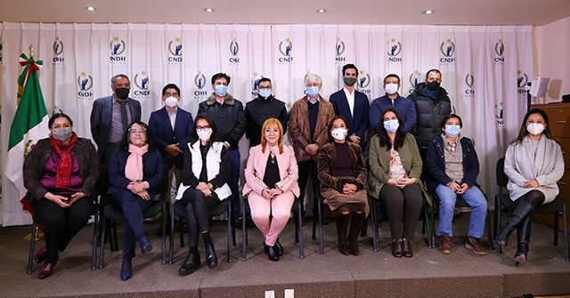 Mensaje con motivo del primer año de gestión de la Presidenta Rosario Piedra Ibarra, al frente de la CNDH