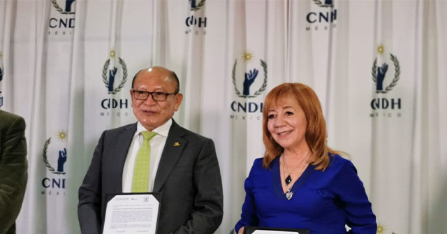 CNDH y CONALEP firman convenio para promover y difundir los derechos humanos