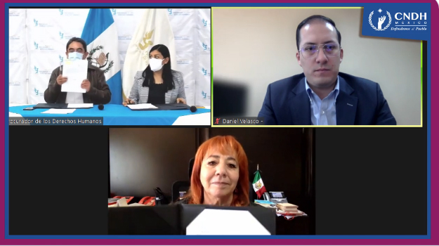 La CNDH y PDH de Guatemala firman carta de Entendimiento como un esfuerzo de cooperación internacional