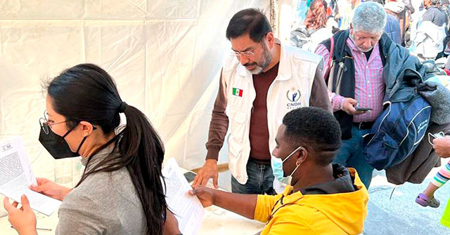 CNDH celebra el acuerdo realizado entre la Caravana Migrante y la SEGOB a fin de apoyar a los integrantes del contingente