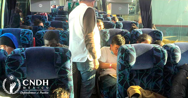 CNDH celebra el acuerdo realizado entre la Caravana Migrante y la SEGOB a fin de apoyar a los integrantes del contingente