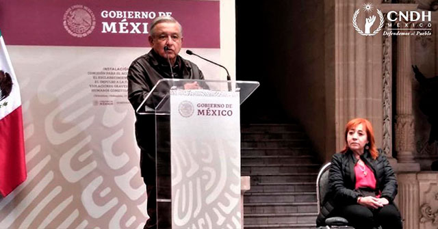 CNDH acompaña la instalación de la Comisión para el Acceso a la Verdad, el Esclarecimiento Histórico y el Impulso a la Justicia de Violaciones graves a los DDHH, presentada por el gobierno de México