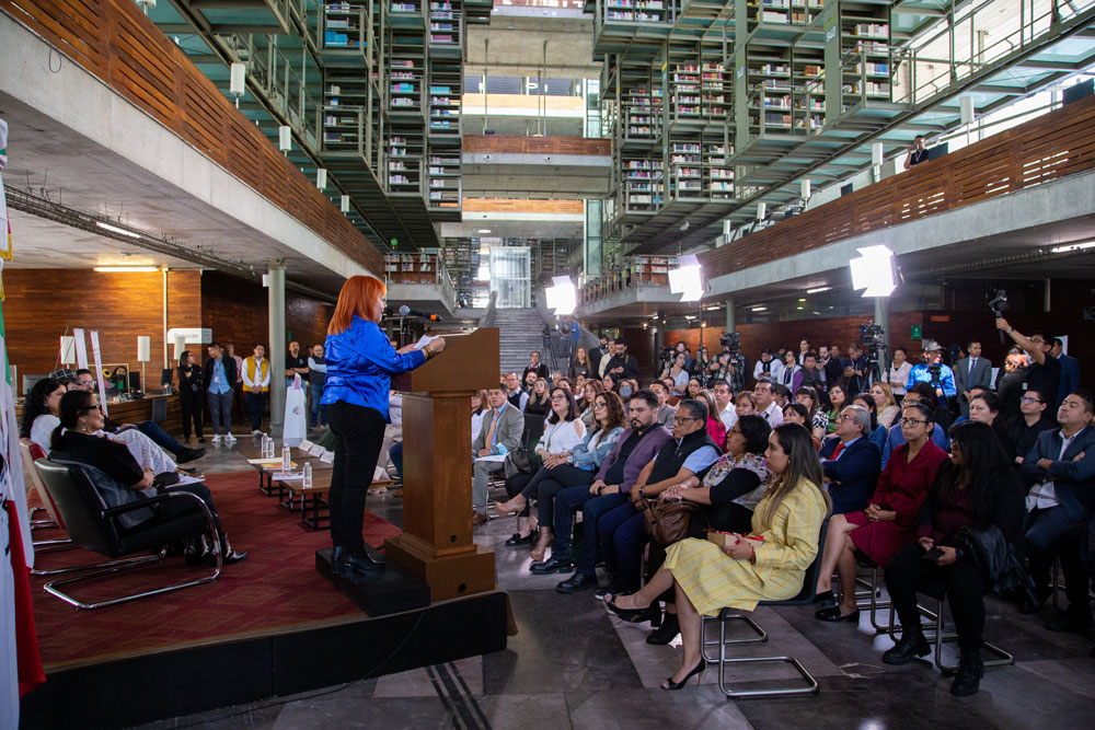 Inauguración: Nueva sede del centro de documentación y biblioteca. Biblioteca Vasconcelos