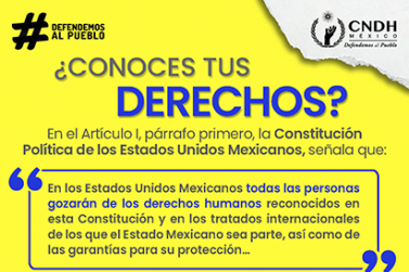 ¿Conoces tus Derechos?