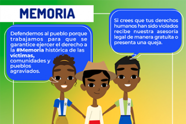 Defendemos al pueblo Memoria 
