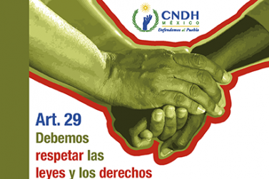 Debemos respetar las leyes y los derechos de los demás