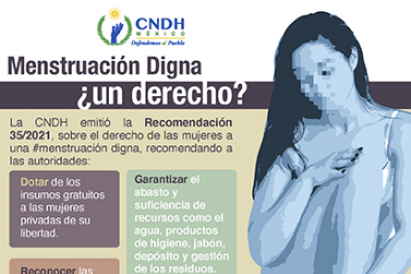 Menstruación Digna ¿Un derecho?