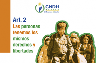 Las personas tenemos los mismos derechos y libertades