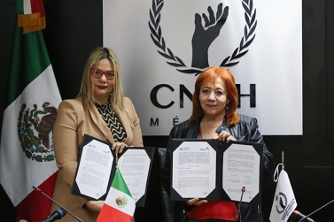 La CNDH y la secretaría técnica de la RINDHCA celebran un convenio general de colaboración