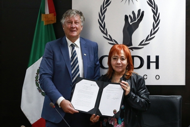 LA CNDH y la Academia Internacional Anticorrupción, firmaron un Memorando de Entendimiento como parte de un esfuerzo de cooperación internacional en materia de corrupción y DDHH