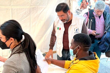 CNDH celebra el acuerdo realizado entre la Caravana Migrante y la SEGOB a fin de apoyar a los integrantes del contingente