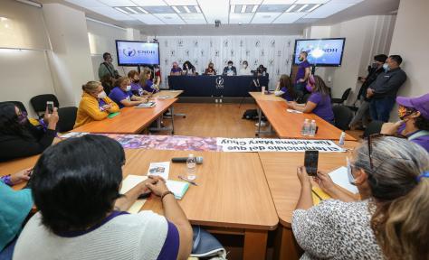 CNDH y NI UNA MENOS firmaron convenio de colaboración para fortalecer y agilizar la atención a víctimas