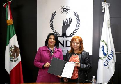 CNDH y DIF Nacional firman Convenio de Colaboración para proteger DDHH de niñas, niños y adolescentes