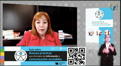 CNDH presenta Guía sobre buenas prácticas para formatos de información y comunicación accesibles