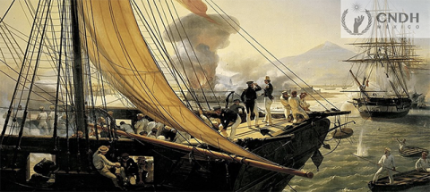 Inicia el ataque de la armada francesa al puerto de Veracruz