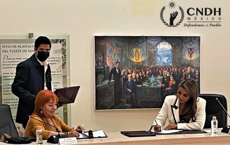 CNDH y gobierno de Guerrero firman convenio de colaboración para potenciar las acciones en defensa y protección de los derechos humanos en la entidad