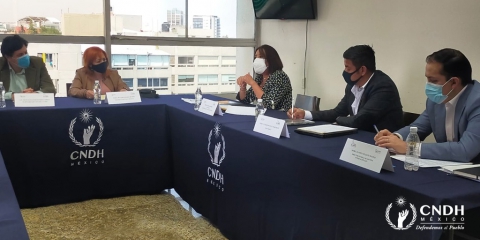 Mecanismos nacionales de prevención de la tortura de México y Honduras sostienen reunión de trabajo en favor de personas migrantes 