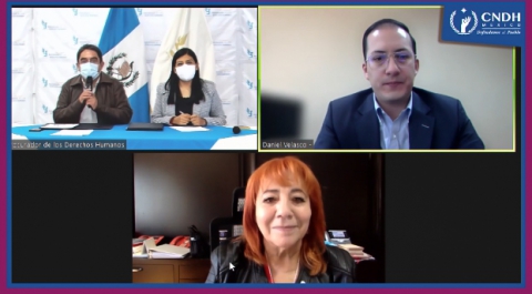 La CNDH y PDH de Guatemala firman carta de Entendimiento como un esfuerzo de cooperación internacional