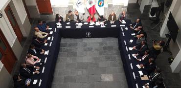 Galería. Reunión con la FMOPDH