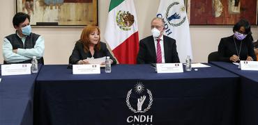 CNDH Y CEDH de Chiapas firmaron convenio de colaboración para proteger a niñas, niños y adolescentes migrantes