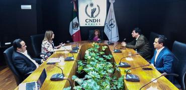 CNDH e INAI Estrechan lazos de comunicación y colaboración 