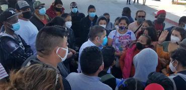 CNDH Solicitó medidas cautelares a autoridades de Baja California y federales a favor de personas migrantes que habitan en el Campamento “El Chaparral” 