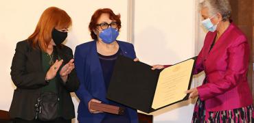 Premio Nacional de Derechos Humanos 2020 a Rosa María Álvarez González por su destacada labor a favor de las mujeres