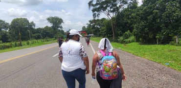 CNDH otorga acompañamiento permanente a personas migrantes en la Frontera Sur del País