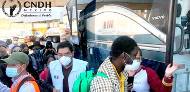 CNDH celebra el acuerdo realizado entre la Caravana Migrante y la SEGOB a fin de apoyar a los integrantes del contingente